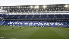 21/09/19 ENTRENAMIENTO ESPANYOL  GRUPO PANORAMICA ESTADIO CORNELLA