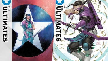 La línea Marvel Ultimate nos muestra el rompedor nuevo traje de Ojo de Halcón