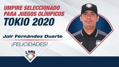 Jair Fernández, el umpire que representará a México en Tokio 2020