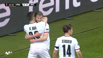 Resumen y goles del Eintracht vs. Basilea de Europa League