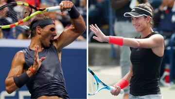 Nadal y Muguruza avanzan a segunda ronda del US Open