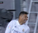 Esa sonrisa le delata: carambola total de gol de Casemiro