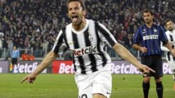 Del Piero, con la Juventus.