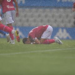 El Sabadell-Cartagena, suspendido por las fuertes lluvias