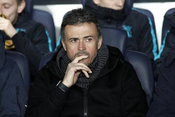 Barcelona manager Luis Enrique has a lot on his mind.