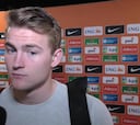 De Ligt sorprendió con estas palabras tras la derrota de Holanda