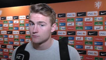 De Ligt sorprendió con estas palabras tras la derrota de Holanda