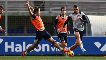 Entrenamiento de la Real Sociedad.