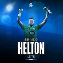 Oficial: el portero brasileño Helton firma con el Deportivo