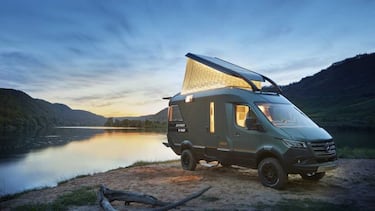 Este prototipo de camperización viene instalado en el último modelo de Mercedes Sprinter 4x4 que garantiza tanto espacio como adaptación a cualquier terreno. Acceder a los sitios más remotos con este increíble apartamento y tener el jardín ideal será posible con Vision Venture. La furgoneta definitiva, sin duda. 