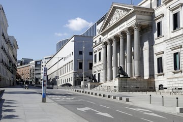 Madrid, vacío: las imágenes de cómo están sus calles