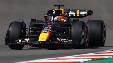 Formula One F1 - United States Grand Prix - Circuit of the Americas, Austin, Texas, U.S. - October 22, 2022  Red Bull's Max Verstappen during practice REUTERS/Mike Segar