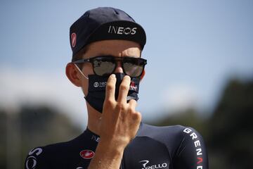 Michał Kwiatkowski del equipo INEOS Grenadiers.