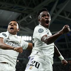 Rodrygo and Vinicius Jr switch goalscoring roles at Real Madrid