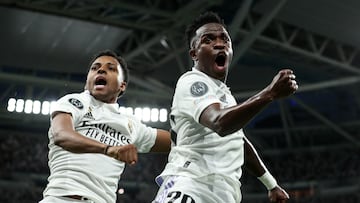 Rodrygo y Vinicius, el curso pasado con el Real Madrid.