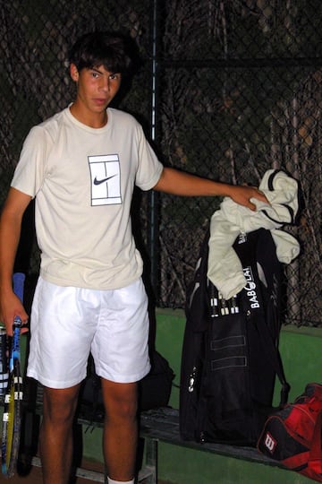 La evoluci¨®n f¨ªsica de Rafa Nadal desde sus inicios