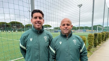 Pedro Mateos y Jesuli Velázquez. Foto: Cádiz CF.