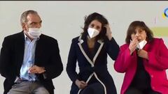 VIDEO: El desagradable gesto de Fernando Iglesias durante un discurso de María Eugenia Vidal