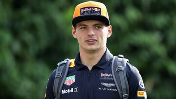 Max Verstappen en Singapur.