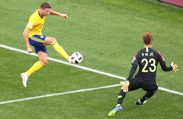 Así se narró el gol de Suecia para vencer a Corea del Sur