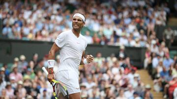 Nadal - Del Potro: horario, canal TV y d&oacute;nde ver en directo online Wimbledon