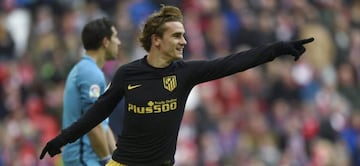 Antoine Griezmann celebra un gol.