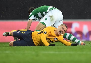 Antoine Griezmann y Bruno Fernandes.