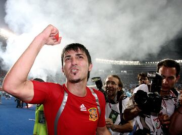 Fue el encargado de abrir el marcador en la tanda de penaltis frente a Italia en los cuartos de final de la Eurocopa 2008, en la que España ganó y pasó a semifinales.