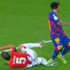 Para Iturralde, Messi tentó a la suerte en la plancha a Yeray