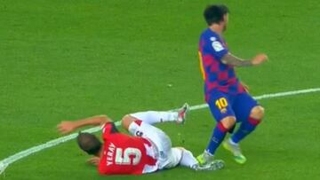 Para Iturralde, Messi tentó a la suerte en la plancha a Yeray