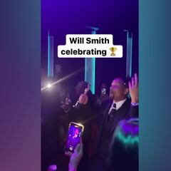 No se le veía muy arrepentido: así estaba Will Smith en la fiesta