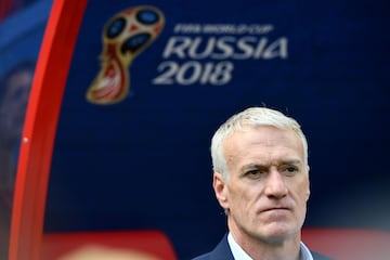 El seleccionador de la selección francesa,  Didier Deschamps. 