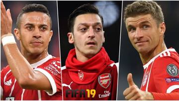 FIFA 19: Medias de Thiago, Müller, Özil y más