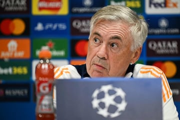 Ancelotti, en rueda de prensa.