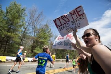 Maratón de besos en Boston