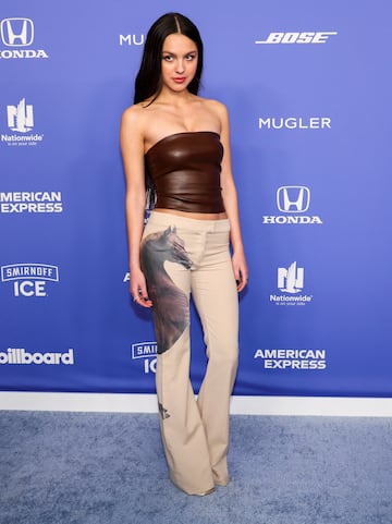 Singer Olivia Rodrigo durante los Billboard Women in Music Awards.