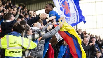 el delantero colombiano es el m&aacute;ximo anotador del Rangers en la actual temporada con 13 goles en todas las competencias.