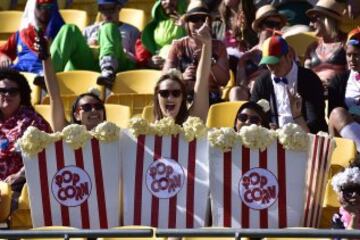 Carnaval en las gradas del Sevens World Series