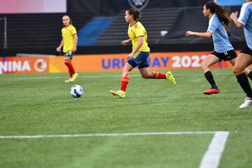 En imágenes, el duelo entre Colombia y Uruguay en la última fecha de la fase de grupos del Sudamericano Femenino Sub 17.