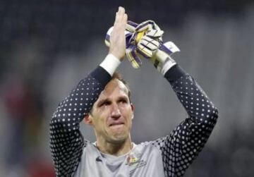 Mark Schwarzer el guardameta de Australia tras ser eliminado en el mundial 2010