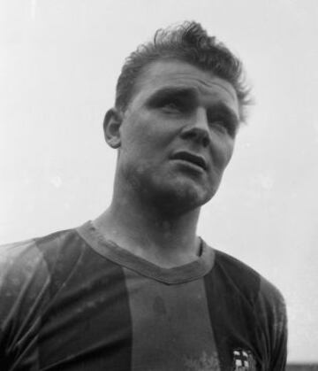 Ladislao Kubala, leyenda del Barcelona, marcó el primero de sus dos 're-poker' en la temporada 1951-1952 ante el Celta. Lo hizo en sólo 19 minutos.