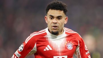 MUNICH - Luis Diaz of FC Bayern Munich during the Champions League match between FC Bayern Munich and Royale Union Saint-Gilloise on January 21, 2026, at the Allianz Arena in Munich, Germany. BART STOUTJESDIJK / ANP (Photo by ANP via Getty Images)