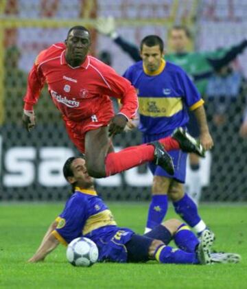 Emile Heskey started, but made way for Robbie Fowler on 64 minutes.