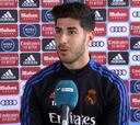 La reacción de Asensio cuando le preguntan por la eliminación del Barça en Champions