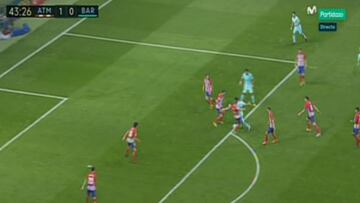 El Barça reclamó dos penaltis: uno de Gabi y otro de Savic