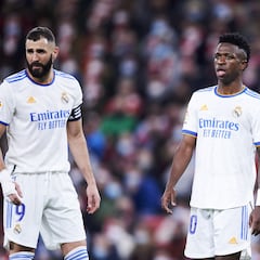 Benzema's advice to Vinicius Jr after missing out on the Ballon d'Or