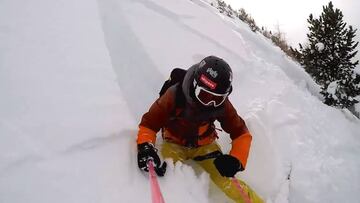 ¡Lo sorprendió una avalancha cuando se grababa a sí mismo!