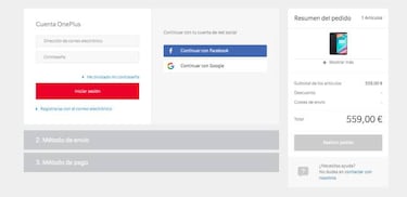 ¿Por qué no se puede pagar con tarjeta en la web de OnePlus?