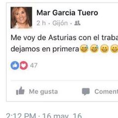 La mujer de Marcelino la lía en Facebook: "Trabajo hecho. Os dejamos en Primera"