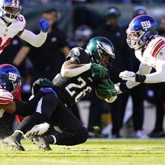 Miles Sanders sufre fractura en la mano; no visitará reserva de lesionados